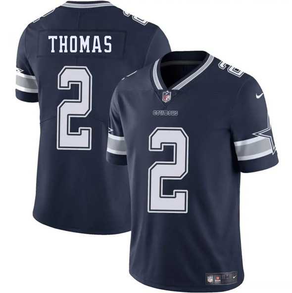 Men & Women & Youth Dallas Cowboys #2 Juanyeh Thomas Navy 2025 Vapor Untouchable Limited Stitched Jersey->dallas cowboys->NFL Jersey